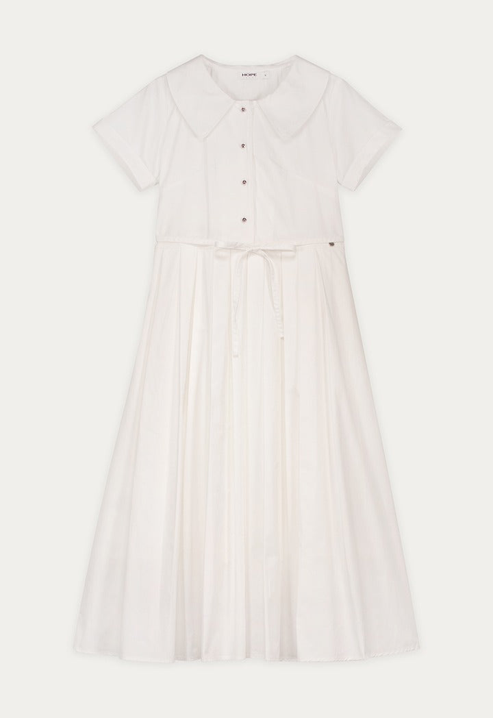 Chelsea Collar Pleated Dress