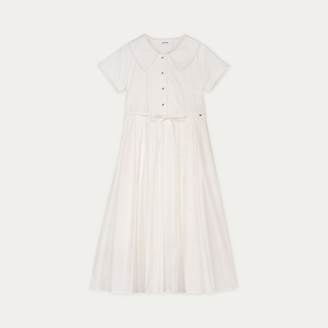 Chelsea Collar Pleated Dress