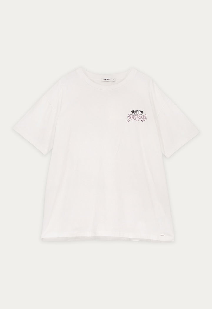 Oversize Printed Top