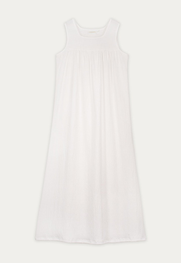 Two Tone Abaya And Sleeveless Dress Set (2Pcs) Olive